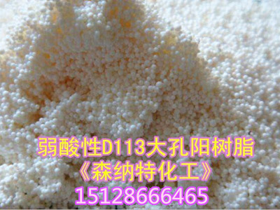 SNT-D113大孔弱酸性丙烯酸系陽離子交換樹脂